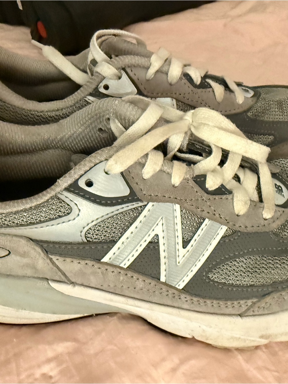 New Balance Gray and White Women's Athletic Shoes